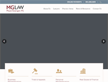Tablet Screenshot of mg-law.com